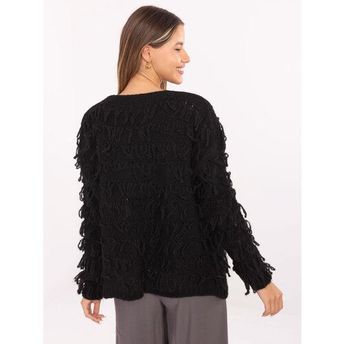 RUE PARIS Sweater-MI-SW-1308.21-black Slike