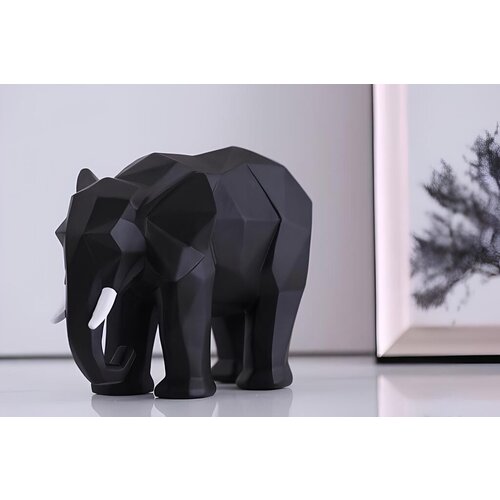 Aberto Design dekorativna figura CY0440, 14x25x20 cm, crna Cene