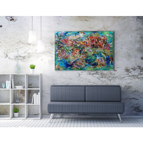 Wallity WY332 (50 x 70) Multicolor Decorative Canvas Painting Cene