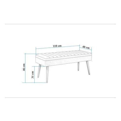 Woody Fashion vina Bench Green, Atlantic Atlantic PineGreen Bench Slike