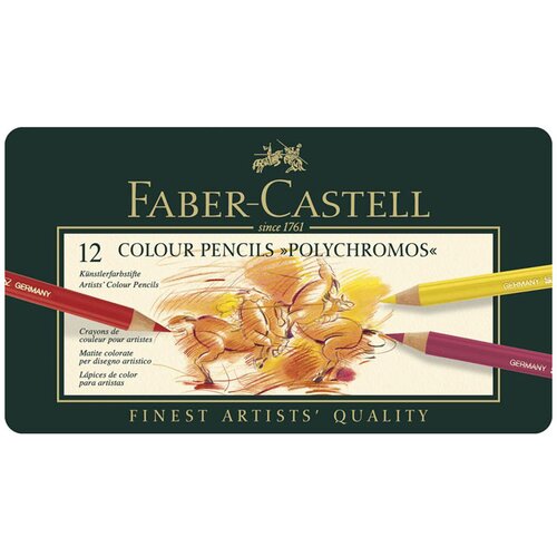 Faber-Castell Barvice Faber-Castell Polychromos, 12 kosov Cene