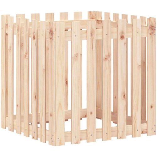 vidaXL Vrtna sadilica s izgledom ograde 70x70x70 cm masivna duglazije Cene