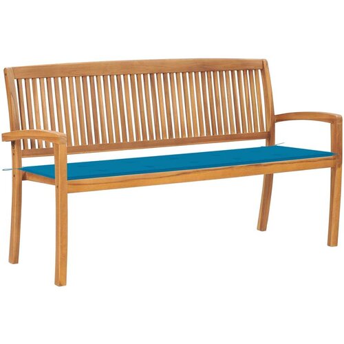  Klop z blazino 159 cm trdna tikovina Cene