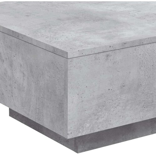  Stolić za kavu boja betona 55x55x31 cm konstruirano drvo Slike