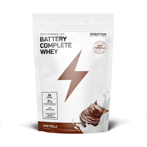 Battery Nutrition BATTERY COMPLETE WHEY, sirutka (čokolada-lje&amp;scaron;njak) 800g Slike