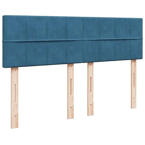 vidaXL krevet box spring s madracem plavi 160 x 200 cm bar&scaron;unasti Cijene