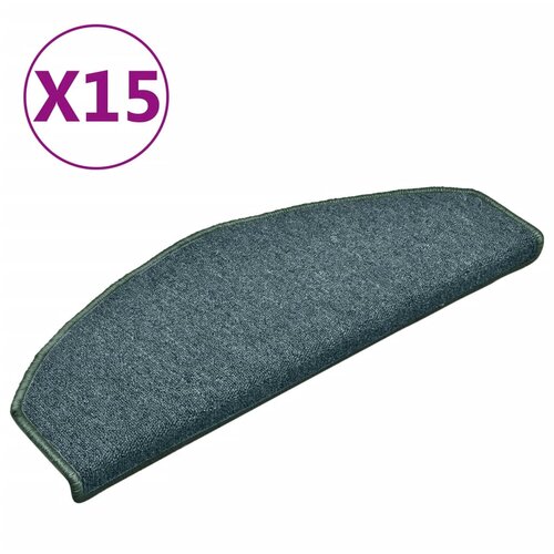 vidaXL Preproge za stopnice 15 kosov temno zelene 65x24x4 cm, (20980912) Cene