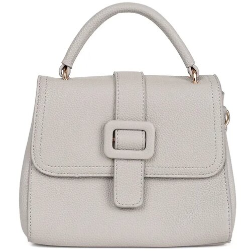 Shelvt Grey small handbag with gold elements Slike