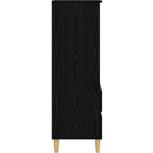  Highboard Crni hrast 40 x 36 x 110 cm Konstruirano drvo Slike