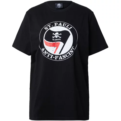 FC St. Pauli Majica svetlo rdeča / črna / bela