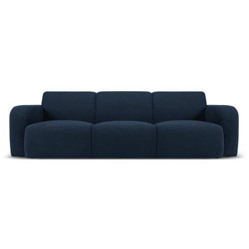 Micadoni Home Temno modra sedežna garnitura iz tkanine boucl&amp;eacute; 235 cm Molino &amp;ndash; Slike