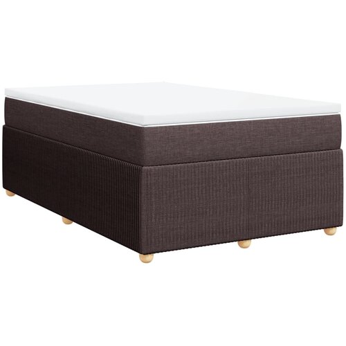 Maison Chic Box spring postelja - Vzmetna postelja z vzmetnico temno rjav 120x200 cm blago SL5355, (21902321) Cene