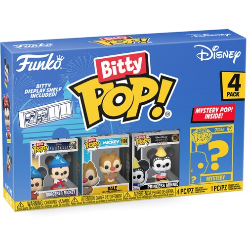 Funko Bitty Pop Disney Sorcerer Mickey 4-Pack Slike