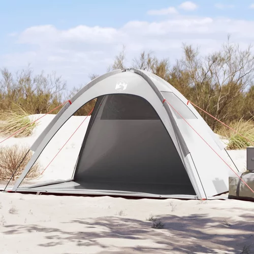 vidaXL Šator za plažu sivi vodootporni