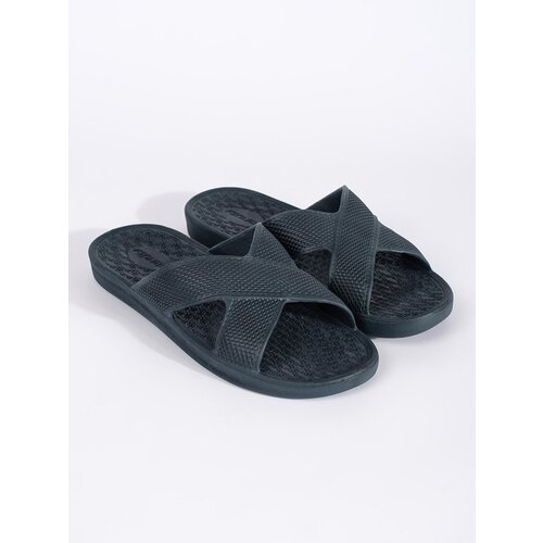 Shelvt Navy blue men&amp;#039;s pool slippers Slike