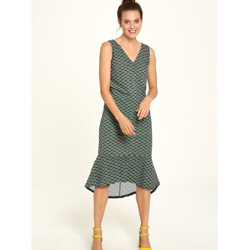 Tranquillo Green Patterned Dress - Women Slike
