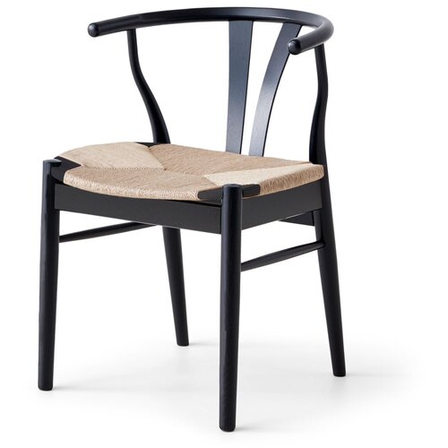 Hammel Furniture Crna/natur blagovaonska stolica Freja - Slike