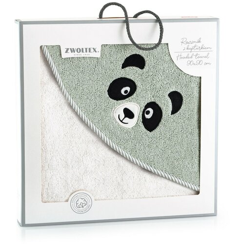 Zwoltex unisex's Towel With Hood Panda Slike