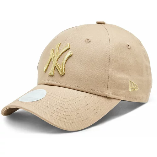 New Era Wmns New York Yankees Metallic Logo Brown 9FORTY