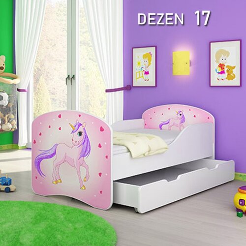 Olimp Sport dečiji krevet drveni 160x80cm sa fiokom i gratis dušek 45 dezena Cene