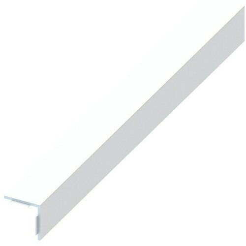  Rubni profil (1.000 x 20 x 20 mm, Debljina: 1,5 mm, Aluminij, Premazano prahom, Bijele boje) Slike