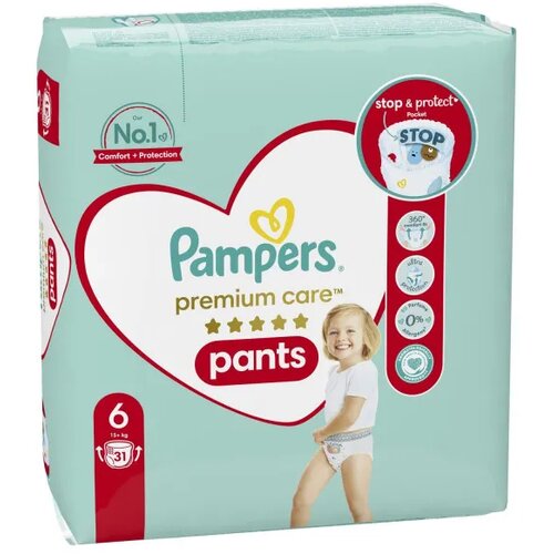 Pampers pants premium vp 6 extra large 15+kg 31kom Cijene