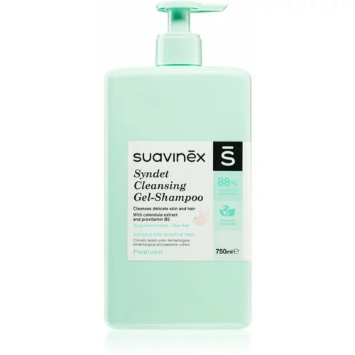Suavinex Syndet Cleansing Gel-Shampoo dječji šampon 2 u 1 0 m+ 750 ml