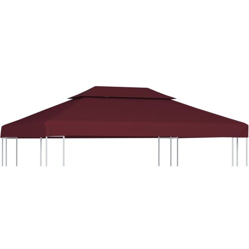  Pokrov za sjenicu s 2 razine 310 g/m² 4 x 3 m bordo Cene