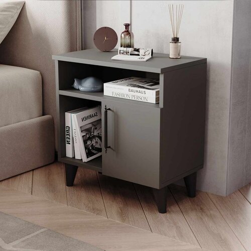 Hanah home noćni ormarić Kommen, 56 cm, antracit Slike