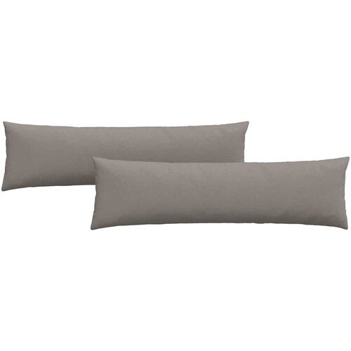 vidaXL Blazine za kavč 2 pcs Taupe 145 x 40 cm blago, (5000083656) Cene