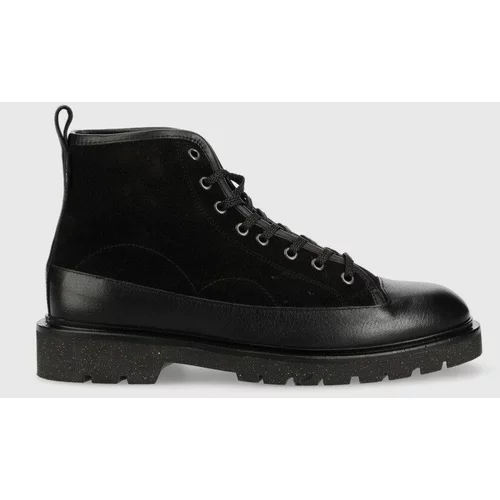 PS Paul Smith Kožne cipele Buhl za muškarce, boja: crna