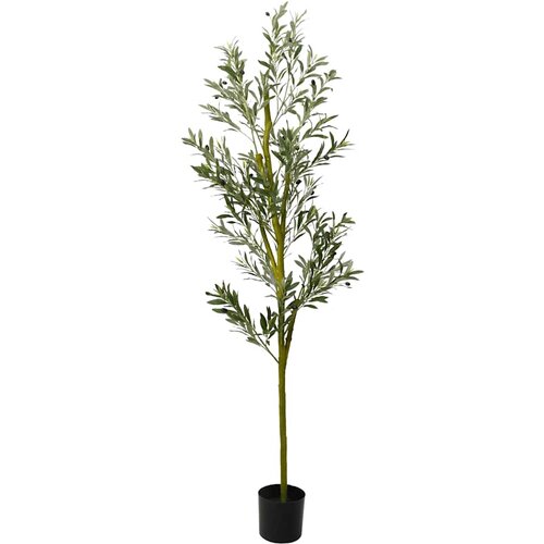 VidaXL Umetno oljčno drevo 800 listov 200 cm zelena Slike