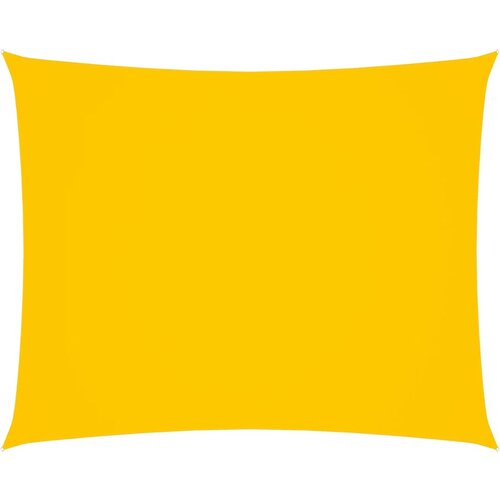 VidaXL Senčno jadro oksford blago pravokotno 3,5x4,5 m rumeno Slike