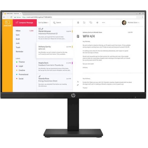 HP P24h G4/LED monitor/full hd (1080p)/24 7VH44AAABB Slike