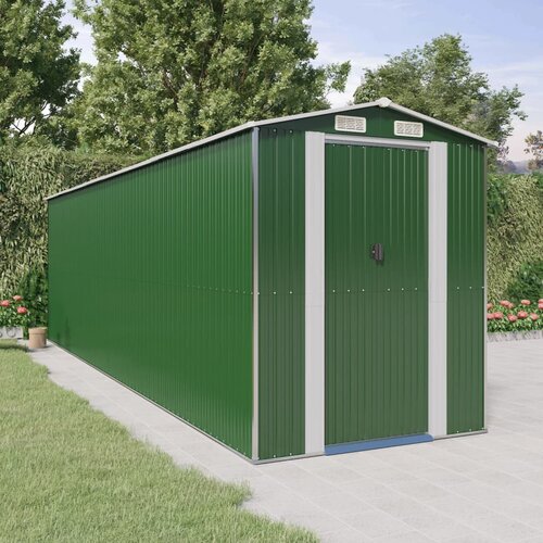 The Living Store Vrtna lopa zelena 192x689x223 cm pocinkano jeklo - Vrtna Lopa, (21751385) Cene