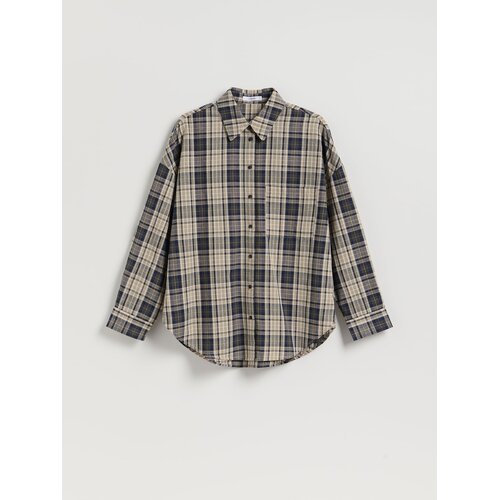 Reserved Bluza s vezenim uzorkom - svjetloplavo Cijene