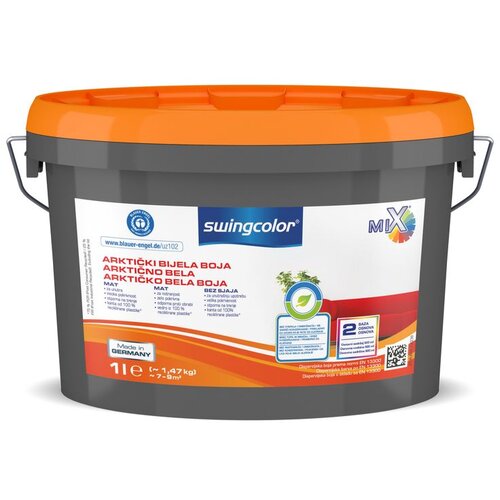 SWINGCOLOR Notranja disperzijska barva (arktično bela, 1 l) Cene