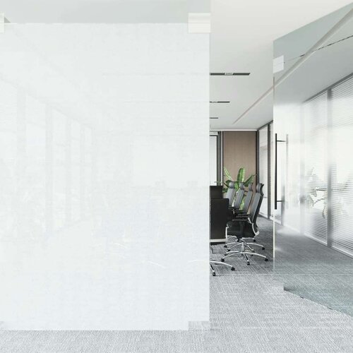 vidaXL Prozorska folija matirana bijela 90 x 500 cm PVC Cene