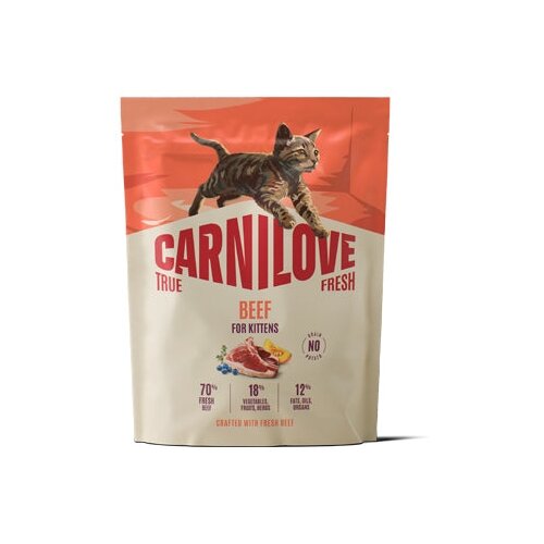 Carnilove Cat True Fresh Kitten, briketi - govedina 400 g Cene