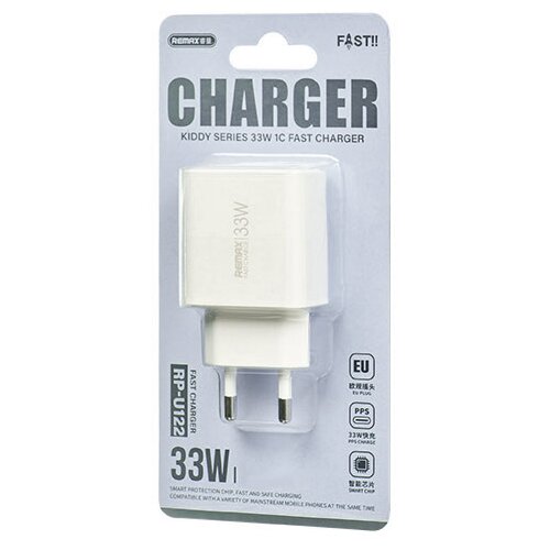 Remax kućni punjač kiddy RP-U122 33W a+c fast charger beli Slike