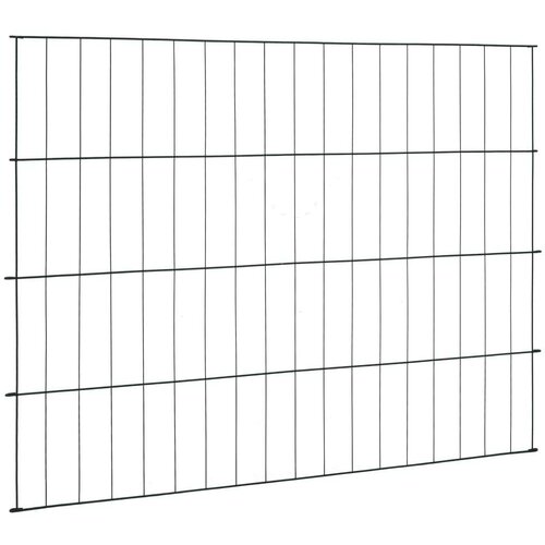 VidaXL Set ograda za ribnjak 115 x 79 cm zeleni Slike