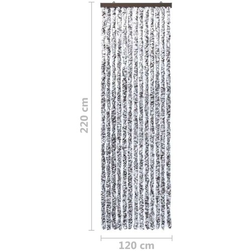 VidaXL Zastor protiv insekata smeđi-bež 120 x 220 cm &amp;scaron;enil Slike