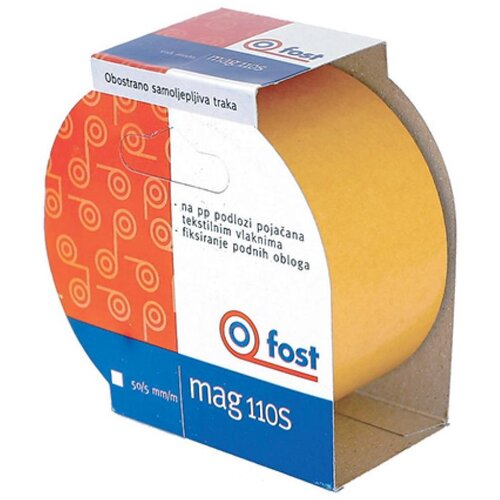 FOST Selotejp obostrano ljepljiv Mag 110, 50 mm x 10 m, bijeli, Fost Cijene