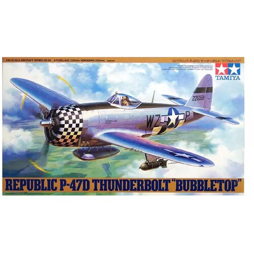 Tamiya model kit aircraft - 1:48 us republic P-47D thunderbolt 