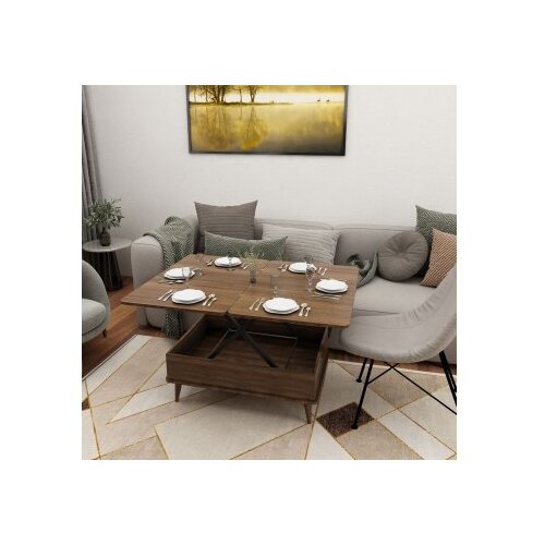 Hanah home Stol za dnevni boravak Dy Ada 90x38x60 cm, Smeđa Cijene