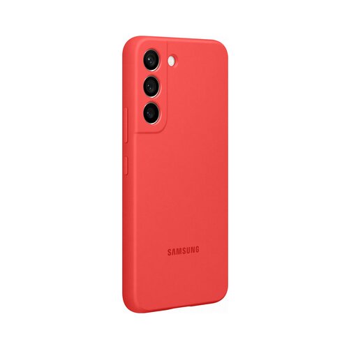 Samsung galaxy S22 silicone cover coral Slike
