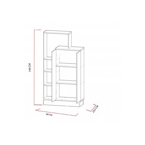 Hanah home Garderoba Gupse, bijela Slike