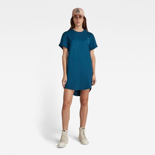 lash fem loose dress Lash Fem Loose Hooded Dress | Light blue