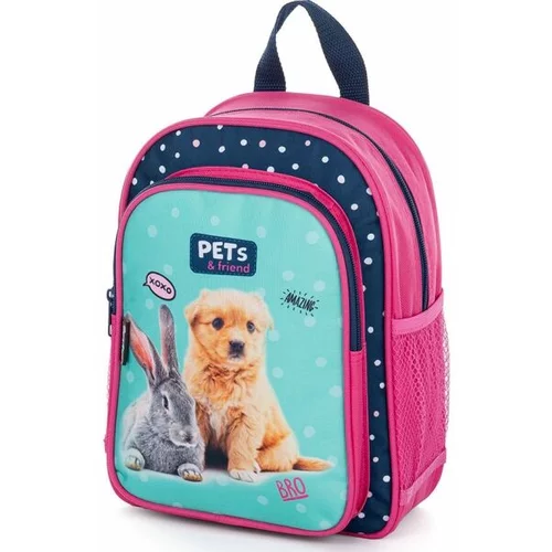 Oxy Bag KID BACKPACK PETS Predškolski ruksak, ružičasta, veličina