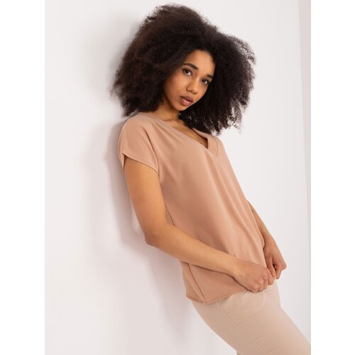 BASIC Feel Good Blouse-RV-BZ-9645.29-camel Slike